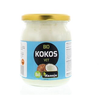 Hanoju Hanoju Kokosolie geurloos bio 500 Milliliter
