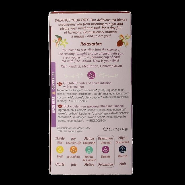 Shoti Maa Détente bio 16 Sachets