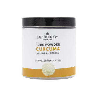 Jacob Hooy Jacob Hooy Pure Powder curcuma longa 110 Gram