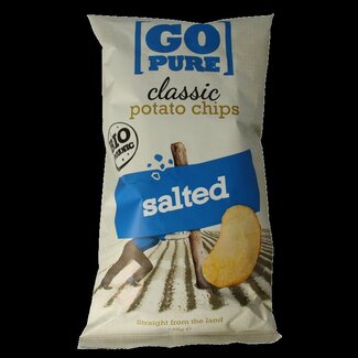 Go Pure Go Pure Chips naturel gezouten bio 125 Gram