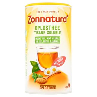 Zonnatura Zonnatura Groene oplosthee pepermunt/kamille 200 Gram