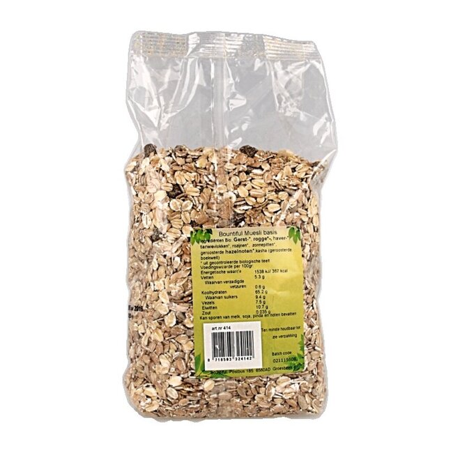 Bountiful Muesli basis bio 750 Gram