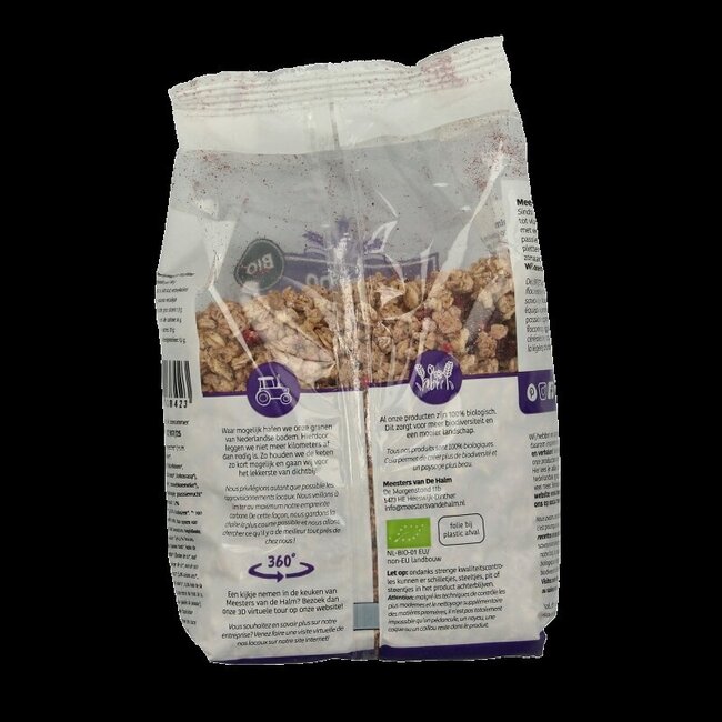 De Halm Crunchy d'avoine aux fruits bio 450 g