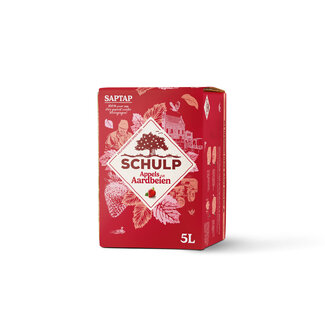 Schulp Schulp Saptap appel & aardbeiensap 5 Liter
