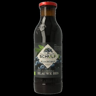 Schulp Krachtsap blauwe bessensap puur bio 750 Milliliter
