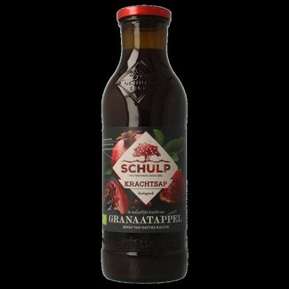 Schulp Schulp Krachtsap granaatappel puur bio 750 Milliliter