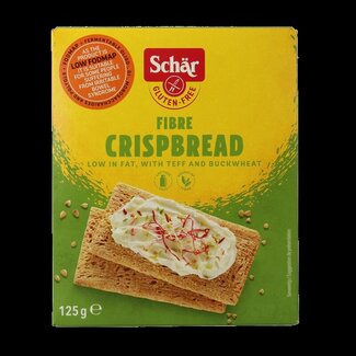 Schar Schar Fibre crispbread/crackers glutenvrij 125 Gram