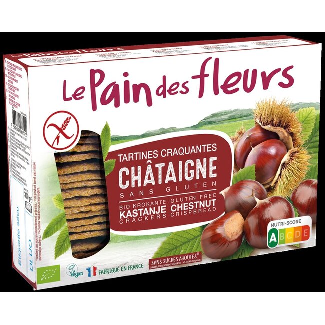 Tamme kastanje crackers bio 300 Gram