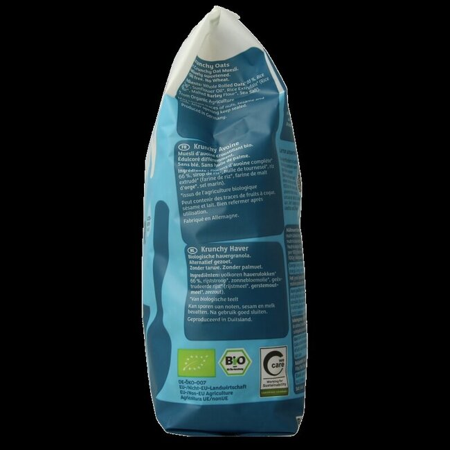 Barnhouse Krunchy pur haver suikervrij bio 375 Gram