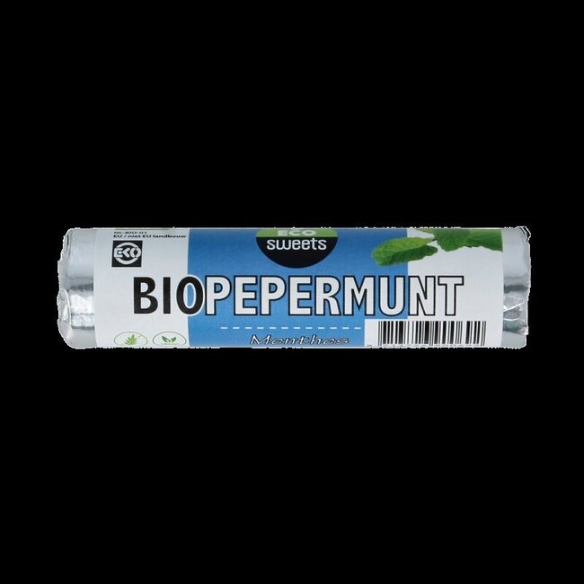 Eco Sweets Pepermuntrolletjes bio 21 Gram
