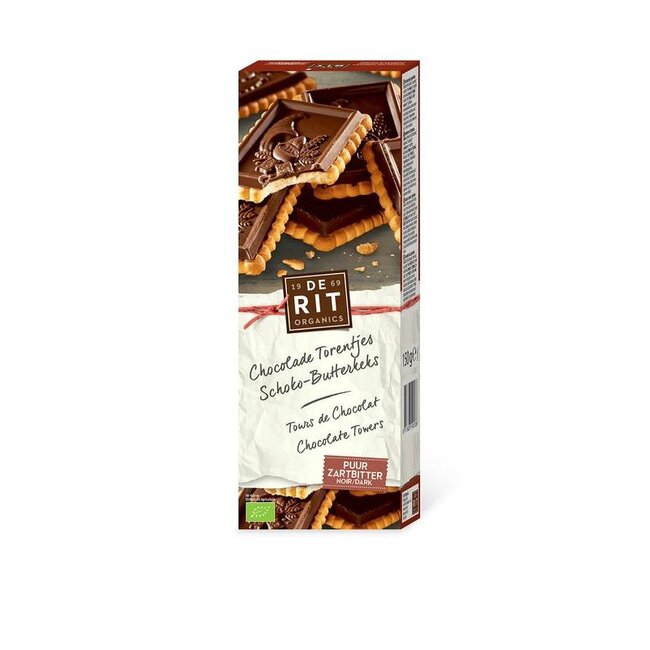 De Rit Chocolade torentje bio 150 Gram