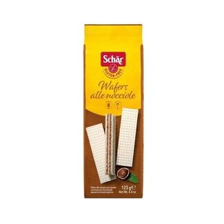 Schar Schar Wafels hazelnoot glutenvrij 125 Gram