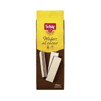 Schar Schar Wafels chocolade glutenvrij 125 Gram