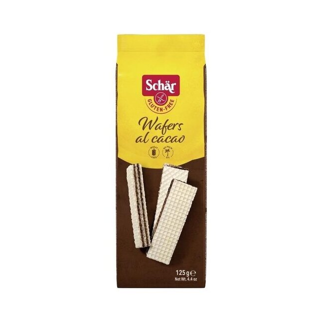 Schar Wafels chocolade glutenvrij 125 Gram