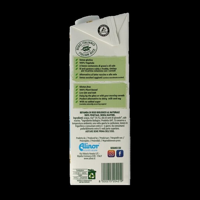 Vitariz Rice drink natural bio 1 Liter