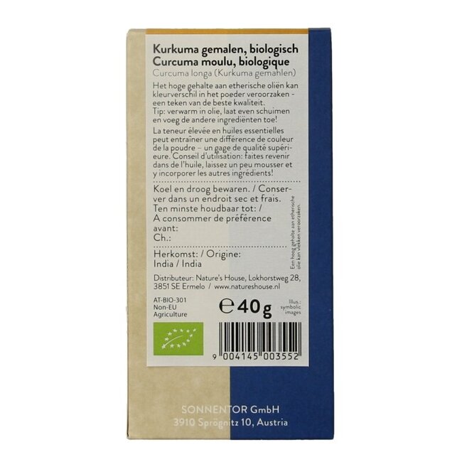 Sonnentor Curcuma moulu bio 40 g