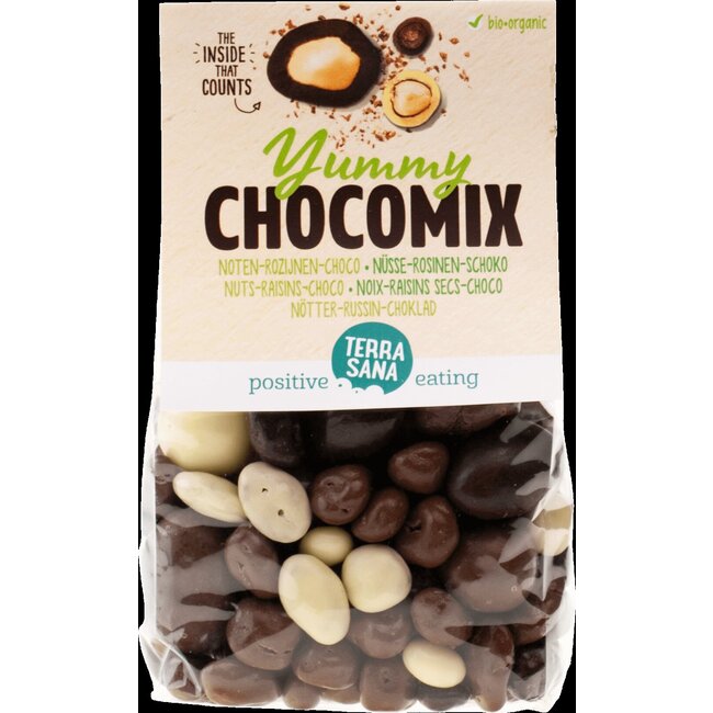 TerraSana Yummy chocomix noten rozijnen choco bio 200 Gram