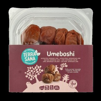 TerraSana TerraSana Umeboshi gezoute japanse abrikozen bio 150 Gram