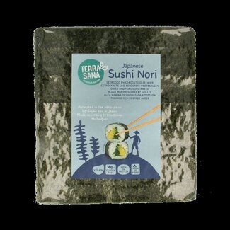 TerraSana TerraSana Sushi nori geroosterd 50 stuks 125 Gram