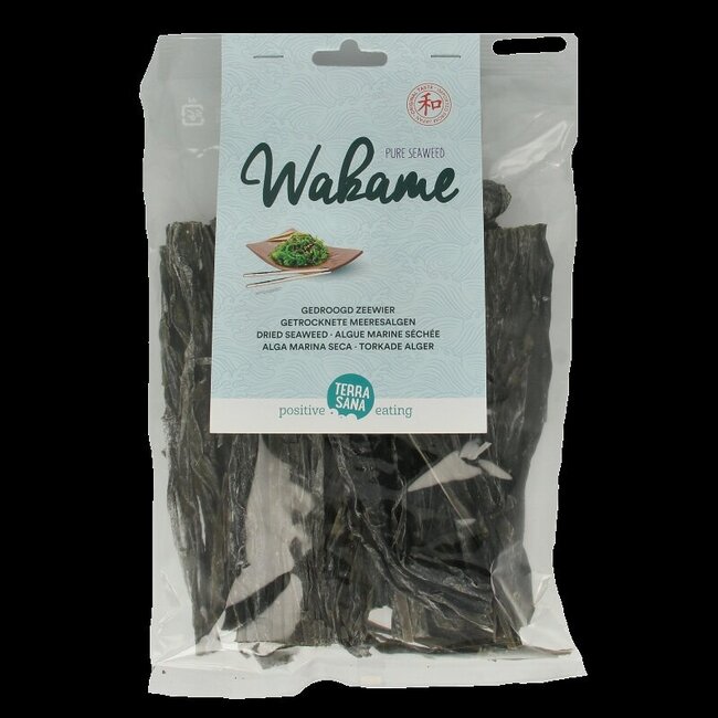 TerraSana Wakame zongedroogd 100 Gram