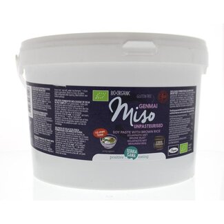 TerraSana Genmai miso ongepasteuriseerd emmer bio 2500 Gram