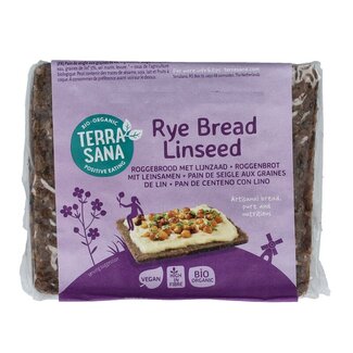 TerraSana TerraSana Roggebrood lijnzaad bio 500 Gram