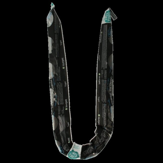 Zoute dropslangen bio 56 Gram