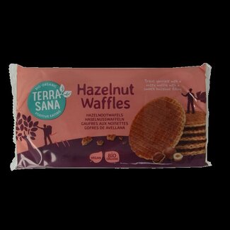 TerraSana TerraSana Gaufrettes aux noisettes bio 175 grammes
