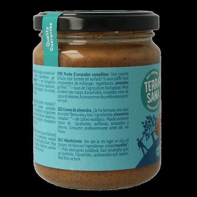 TerraSana Purée d'amandes bio 250 g