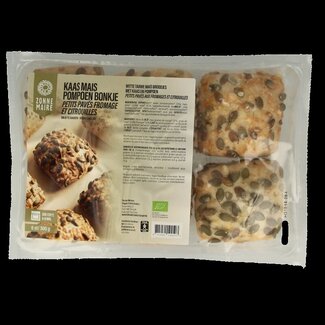 Zonnemaire Zonnemaire Kaas mais broodje pompoenpit bio 300 Gram