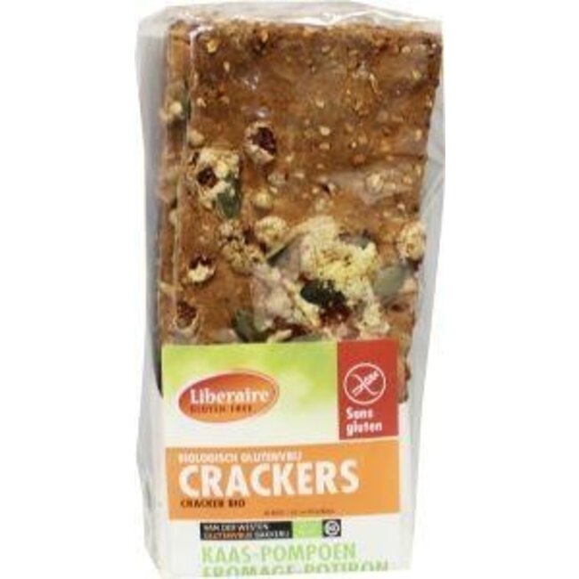 Crackers pompoen bio 250 Gram