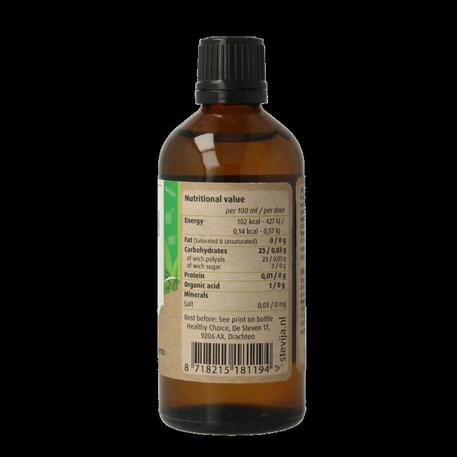SteviJa Stevia liquide naturel 100 ml