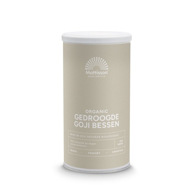 Bessen goji gedroogd pot bio 200 Gram