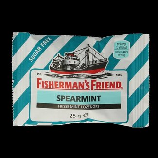 Fisherman's Friend Fisherman's Friend Spearmint suikervrij 25 Gram