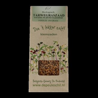 Peuleschil Peuleschil Tarwegras zaad bio 150 Gram