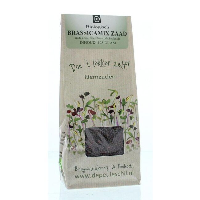 Peuleschil Brassicamix zaad bio 125 Gram