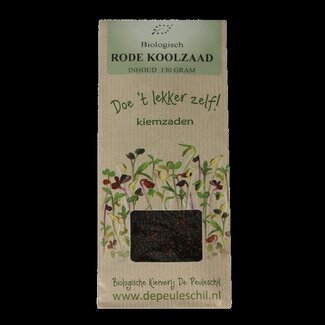 Peuleschil Peuleschil Rode kool zaad bio 130 Gram