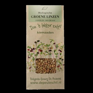 Peuleschil Peuleschil Groene linzen bio 140 Gram