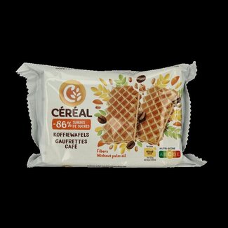Cereal Cereal Koffiewafels minder suiker maltitol 90 Gram