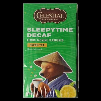 Celestial Season Celestial Season Sleepytime decaf green tea lemon jasmine 20 Zakjes