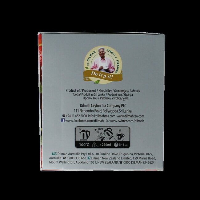 Dilmah Mango & strawberry fun tea 20 Zakjes