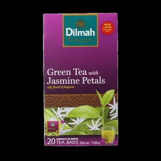 Dilmah Sélection de thé vert au jasmin Dilmah 20 sachets