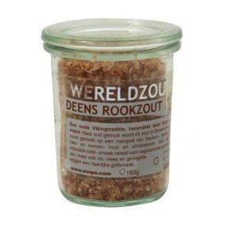Esspo Sel fumé danois Esspo Wereldzout pot en verre 160 g