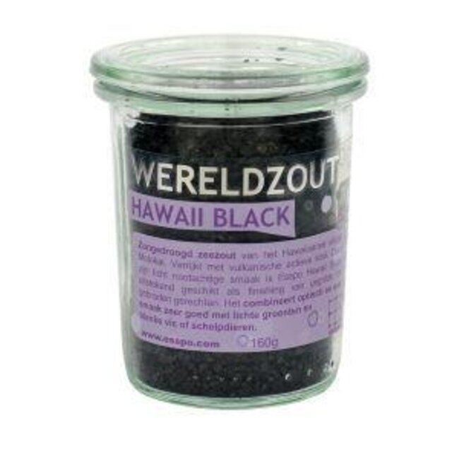 Esspo Wereldzout Hawaii black glas 160 Gram