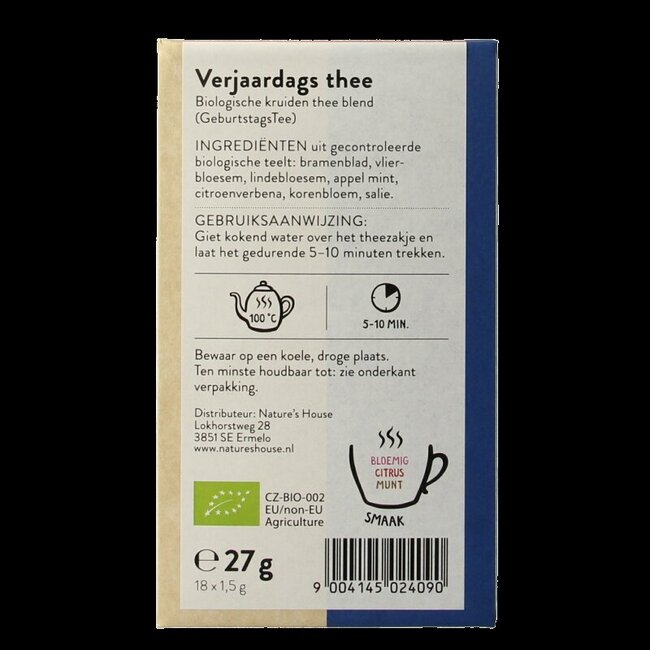 Sonnentor Verjaardagsthee bio 18 Zakjes