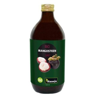 Hanoju Hanoju Bio Mangosteensap troebel 500 Milliliter