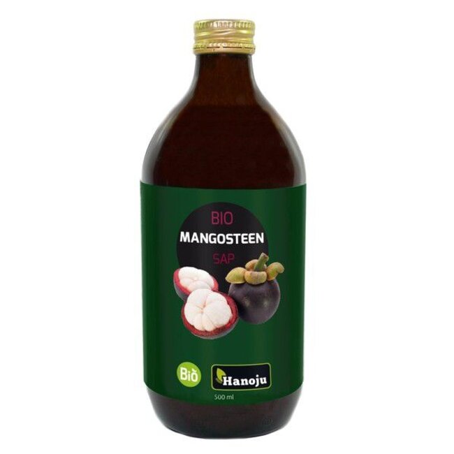 Hanoju Bio Mangosteensap troebel 500 Milliliter