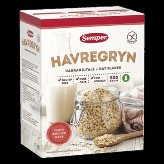Semper Semper Havermout vlokken glutenvrij 500 Gram