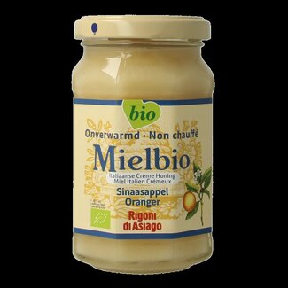 Mielbio Mielbio Sinaasappel creme honing bio 300 Gram