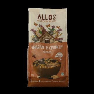 Allos Allos Crunchy amarant chocolade bio 400 Gram